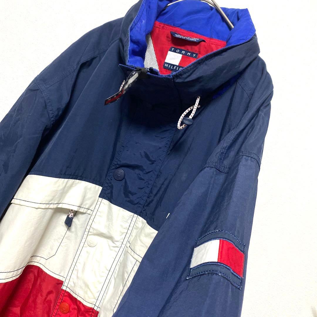 T-Pablow着用似 トミーヒルフィガー ナイロンジャケット ビッグ