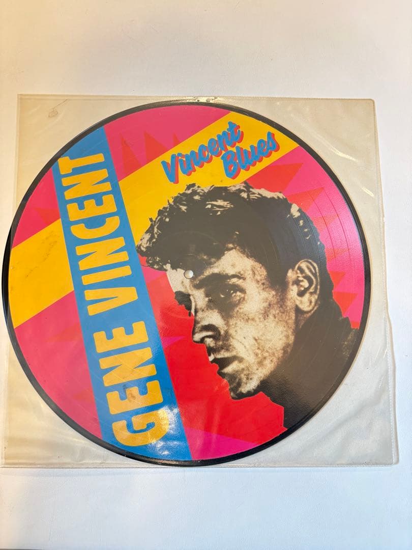 LP GENE VINCENT Vincent Blues ピクチャーレコード LP GENE VINCENT Vincent Blues ピクチャーレコード