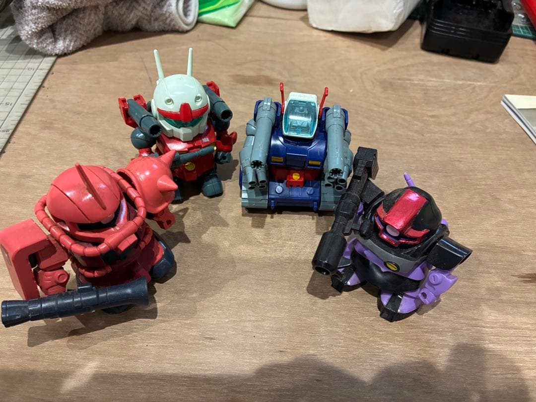 SDガンダムBB戦士 4体セット　組立済　品薄品 ☆特価品 BB戦士 C.E.運命の対決セット (SD) (ガンプラ) - ホビー