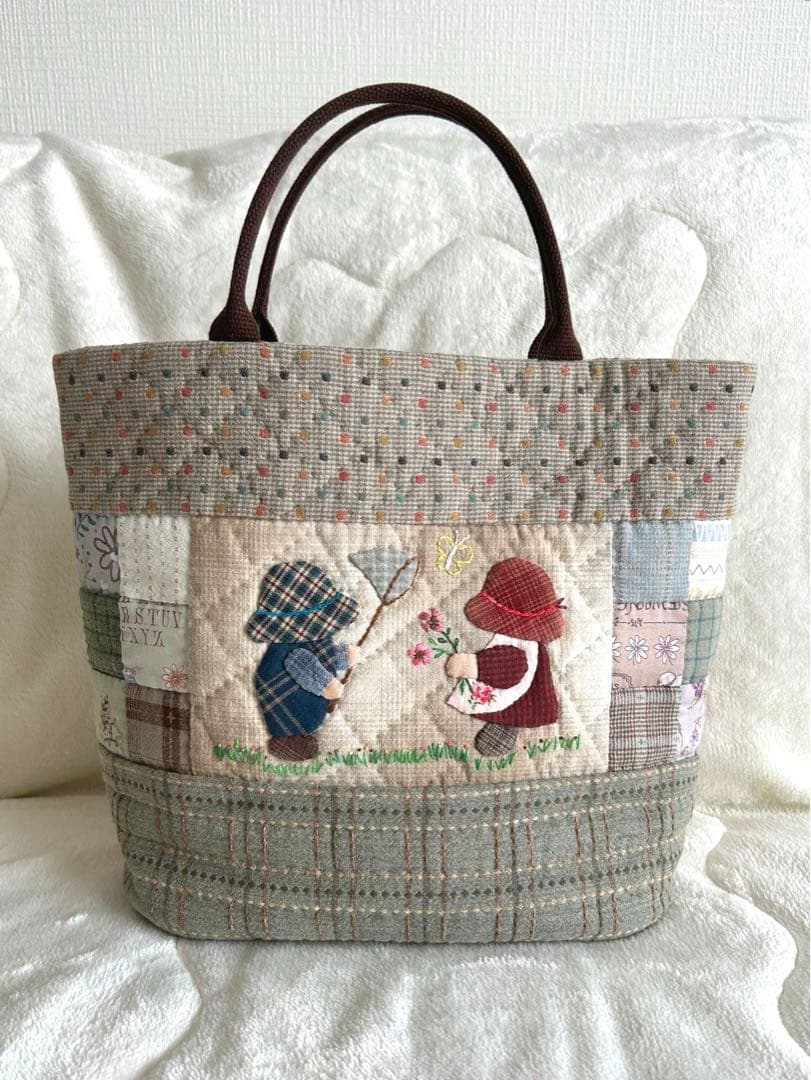 パッチワーク スーちゃん&ビリーくん トートバッグ - メルカリ