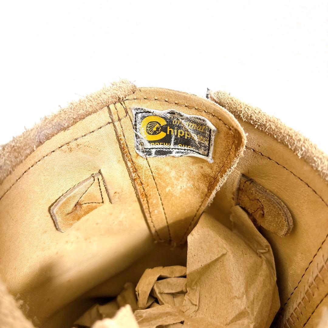 ヴィンテージ CHIPPEWA PT83 エンジニアブーツ ベージュ 8E - メルカリ