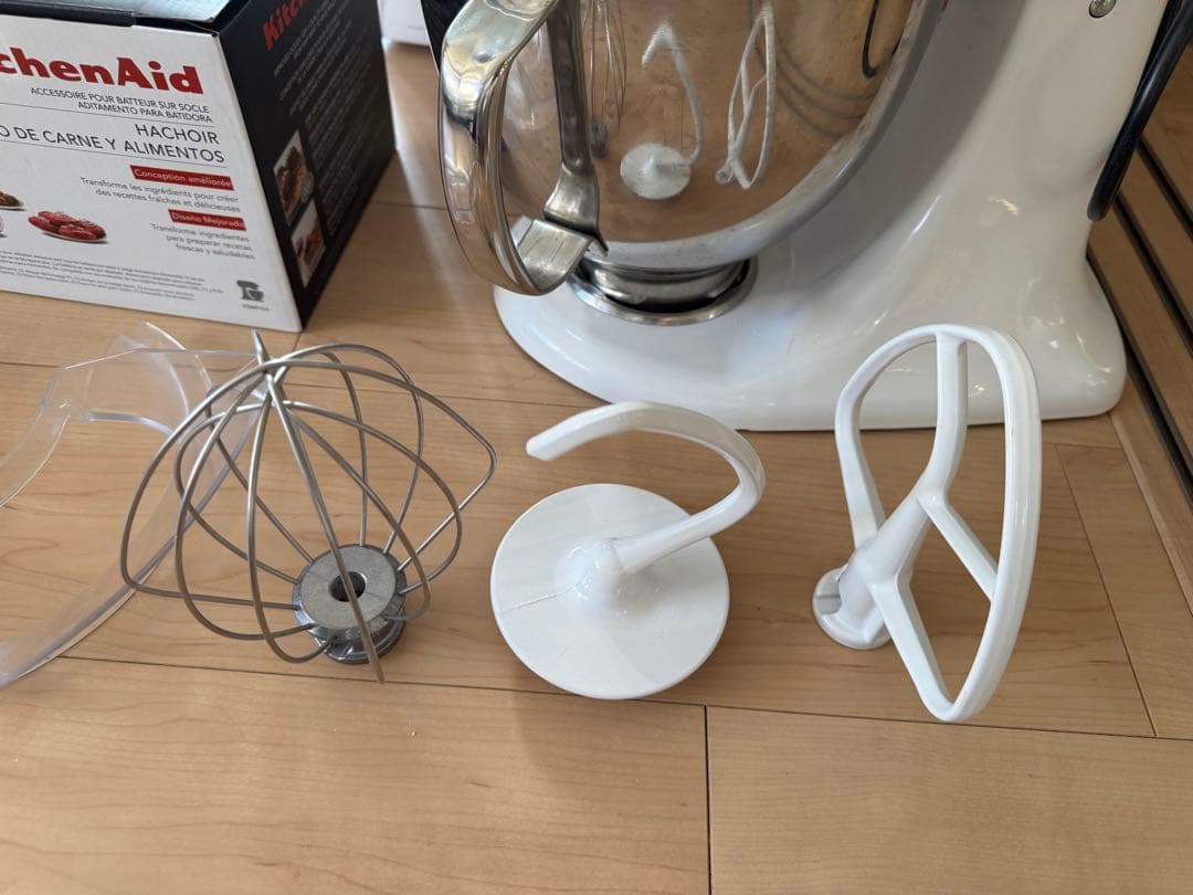【美品】キッチンエイド(Kitchen Aid)スタンドミキサー 4.8L 白
