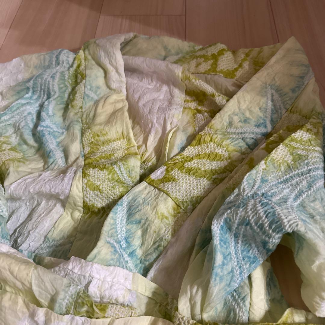 有松絞り　浴衣　花しぼり お仕立て上がり絞り浴衣単品 花しぼり「紫式部 紅藤色」有松絞り 女性