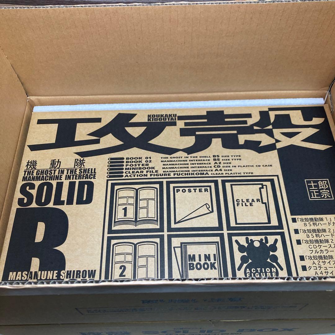 攻殻機動隊 SOLID BOX ソリッドボックス 専用輸送箱付き 士郎正宗