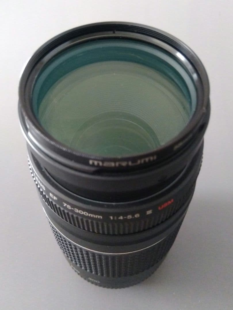 Canon EFレンズ2本（28-80/75-300mm）＋バッグ＋フィルター付