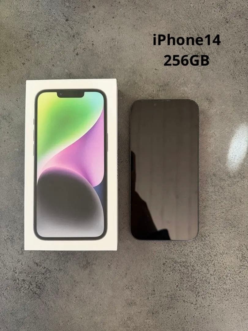 iPhone14 256GB バッテリー残量85% ブラック 値下げiPhone 14 256GB バッテリー85%ミッドナイトSIMフリー - メルカリ