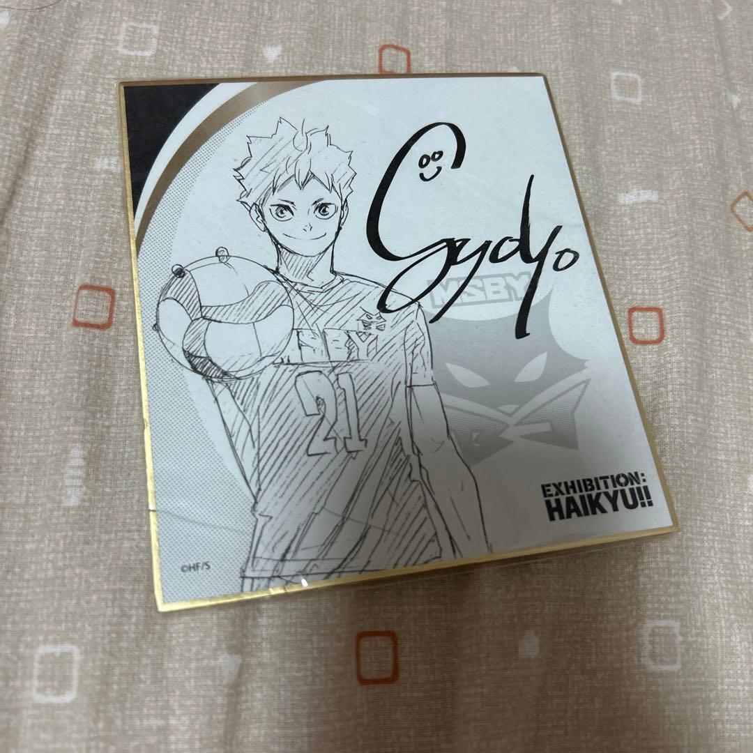 ハイキュー!! 日向翔陽 MSBYサイン色紙 - メルカリ