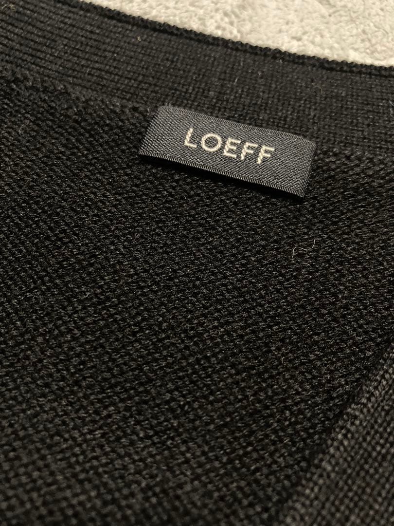LOEFF⭐︎ユナイテッドアローズ ⭐︎袖フリンジカーディガン LOEFF