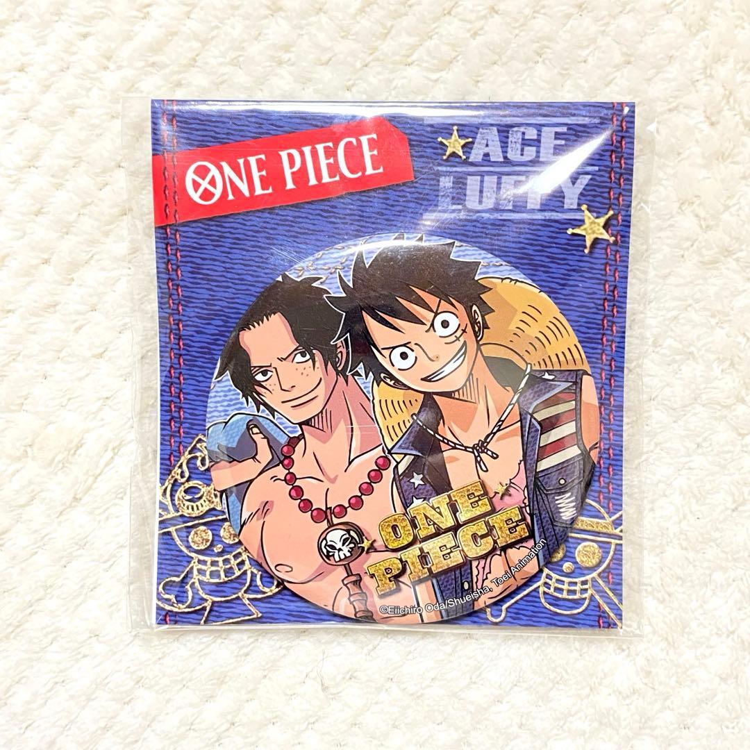 ルフィ エース 海外限定 缶バッジ ワンピース ONE PIECE - メルカリ
