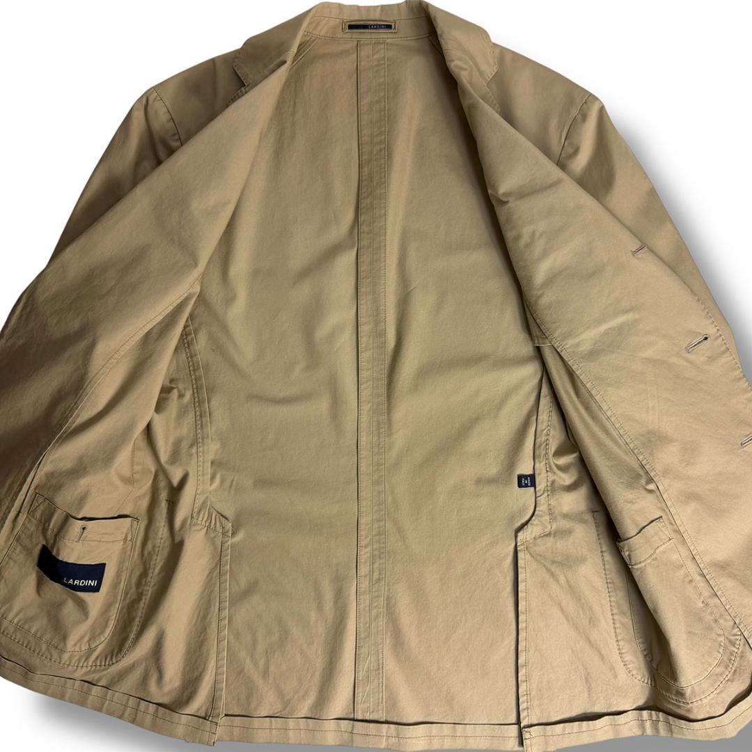J6370 美品 ラルディーニ コットンセットアップスーツ ベージュ 48