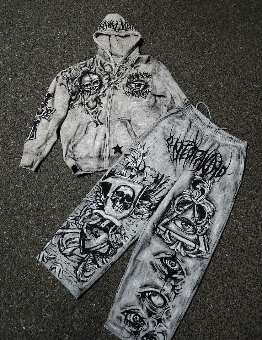 トップス OneOfAkinD Re:make set up OneOfAkinD Re:make paint denim