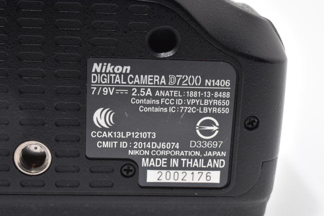 《完動品》 ニコン Nikon D7200 ボディ　取説付き・初期不良補償
