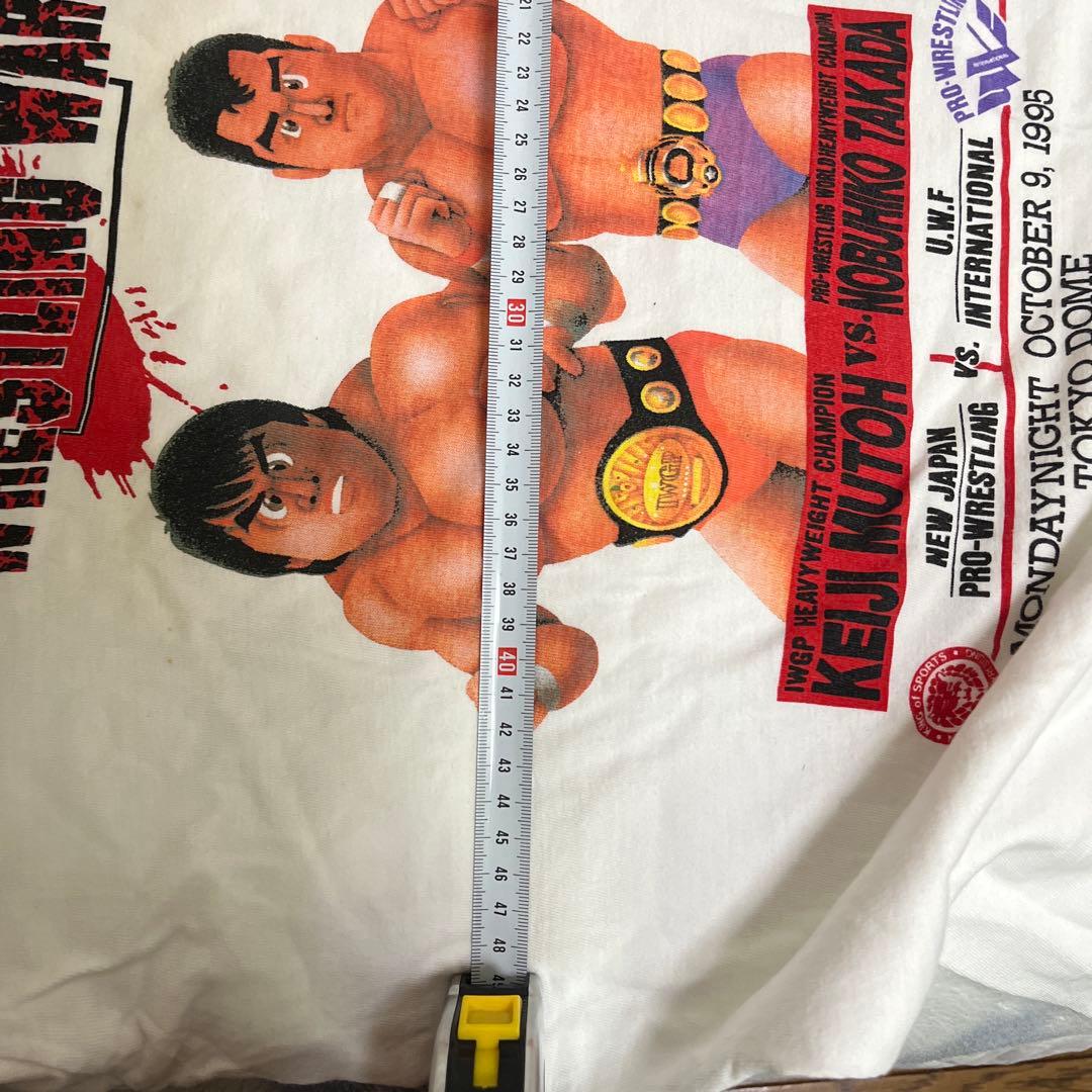 1995.10.9 武藤敬司vs高田延彦ヴィンテージTシャツ - メルカリ