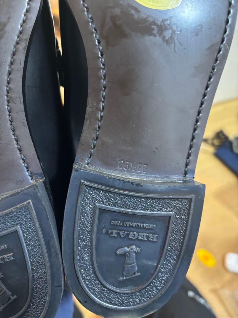 【美品】REGAL リーガル ローファー 黒 25.5cm