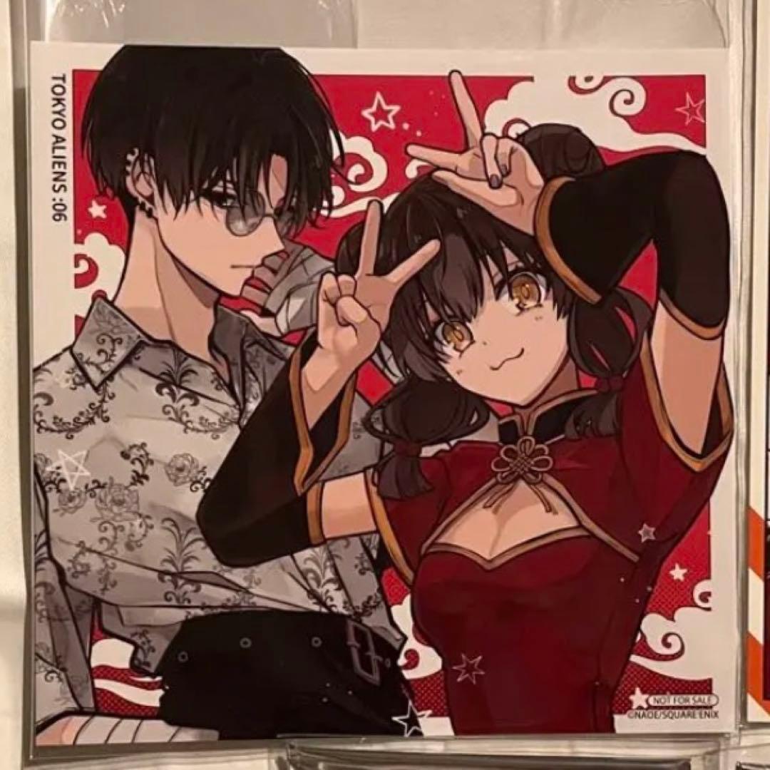 東京エイリアンズ 漫画 1巻 6巻(初版) 5巻特典色紙(憂炎＆明明) - メルカリ