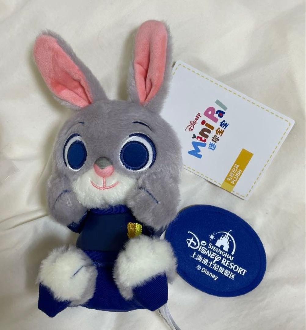 中国 上海ディズニー ズートピア ジュディ ぬいぐるみ 限定 肩乗せ