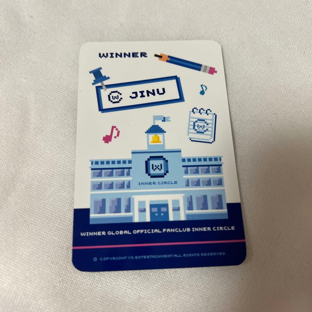 WINNER FC限定 ファンクラブ 制服 トレカ ジヌ