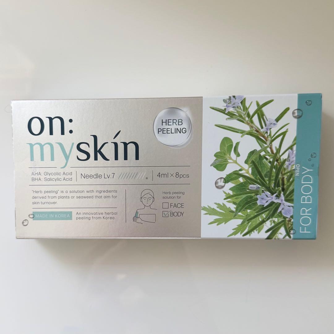 新品未開封 on:myskin ハーブピーリング ボディ - メルカリ