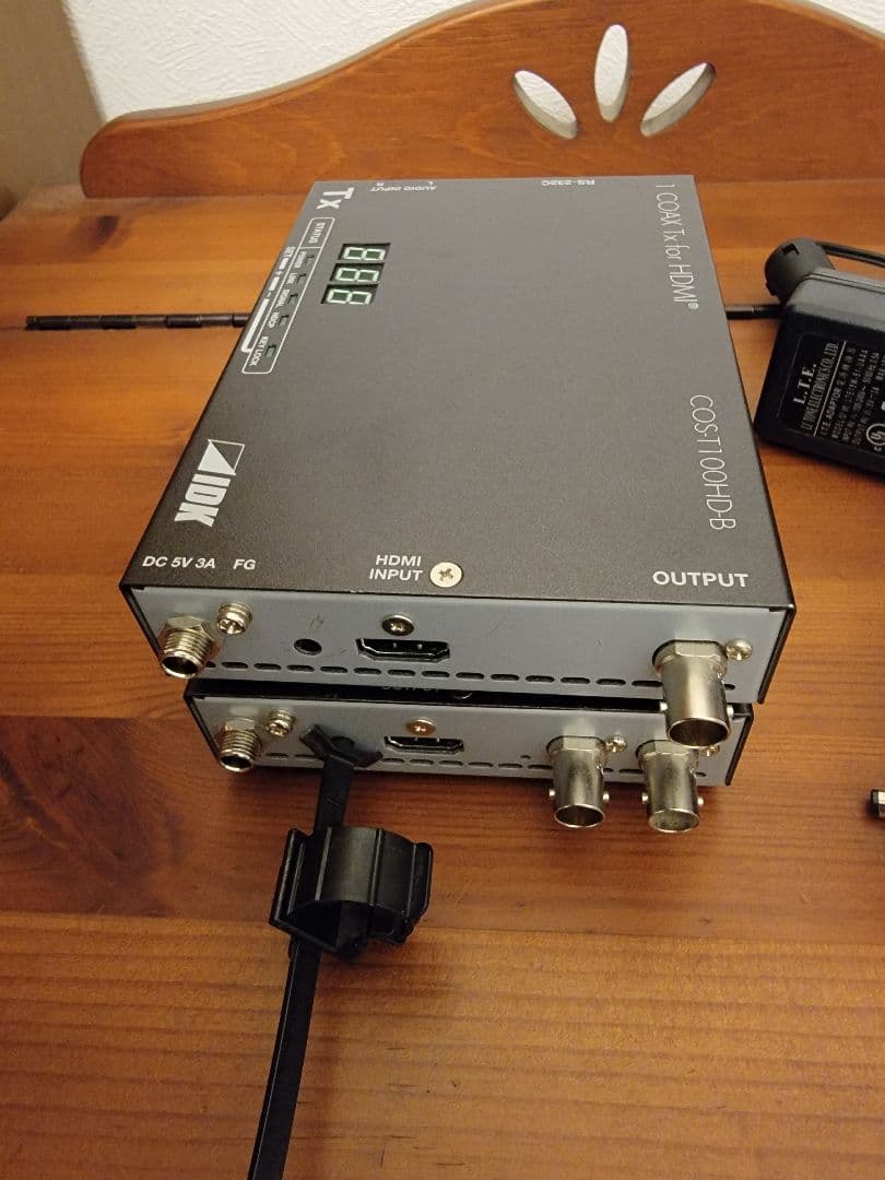 IDK COS-T100HD-B、COS-R100HD-B セット