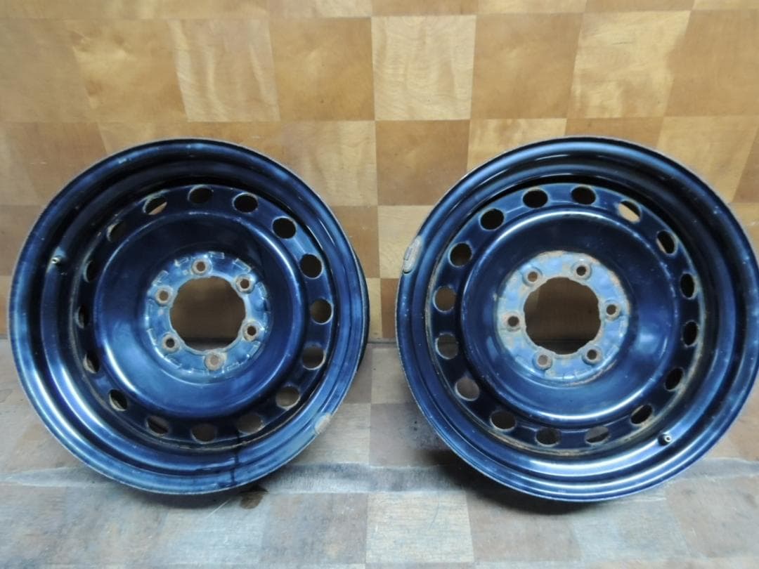 T795　17×7.5J　スチールホイール　4本　FJクルーザー　サビ有り