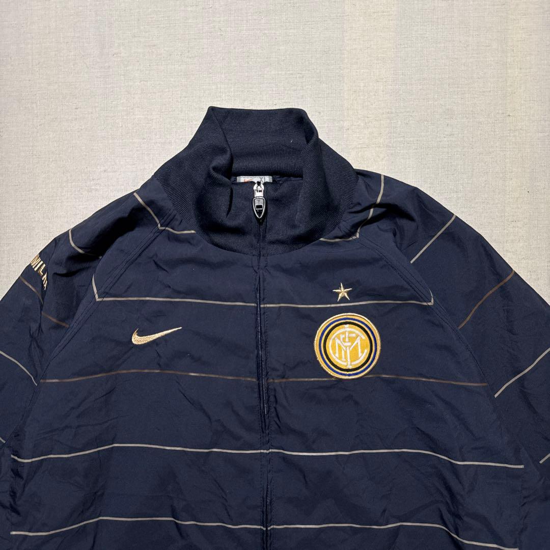 08-09 NIKE インテルミラノ ナイロン ジャケット ブルゾン XL - メルカリ