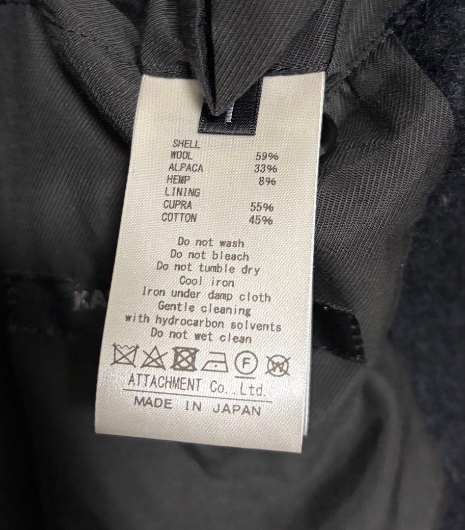 カズユキクマガイアタッチメントAp/W/HeシャギーオーバーPコート1