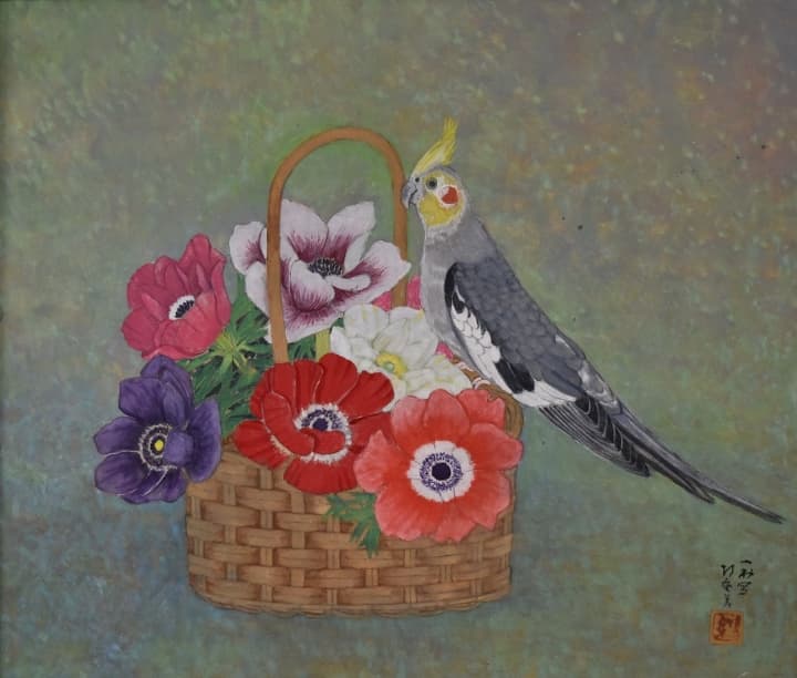 真作 日本のゴーギャン無冠伝説画家・☆田中一村 、原画・値引き