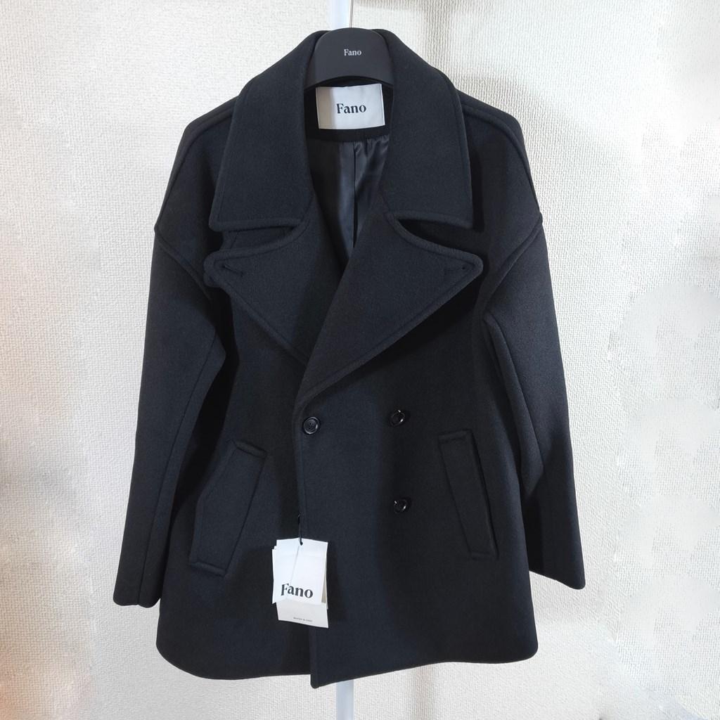 fssnb】FanoStudios スタンドネック ベーシックハーフコート・L - メルカリ