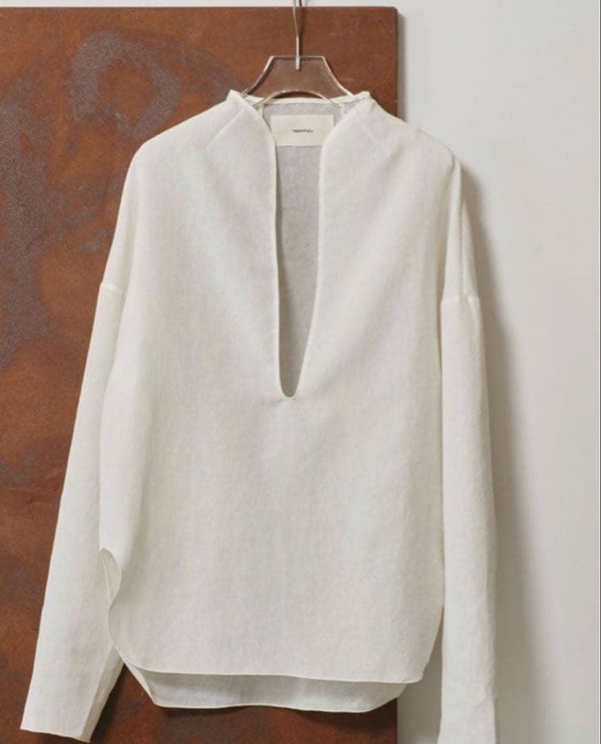 〔todayful〕スラブスリットシャツ TODAYFUL（トゥデイフル）の「スラブスリットシャツ（シャツ/ブラウス