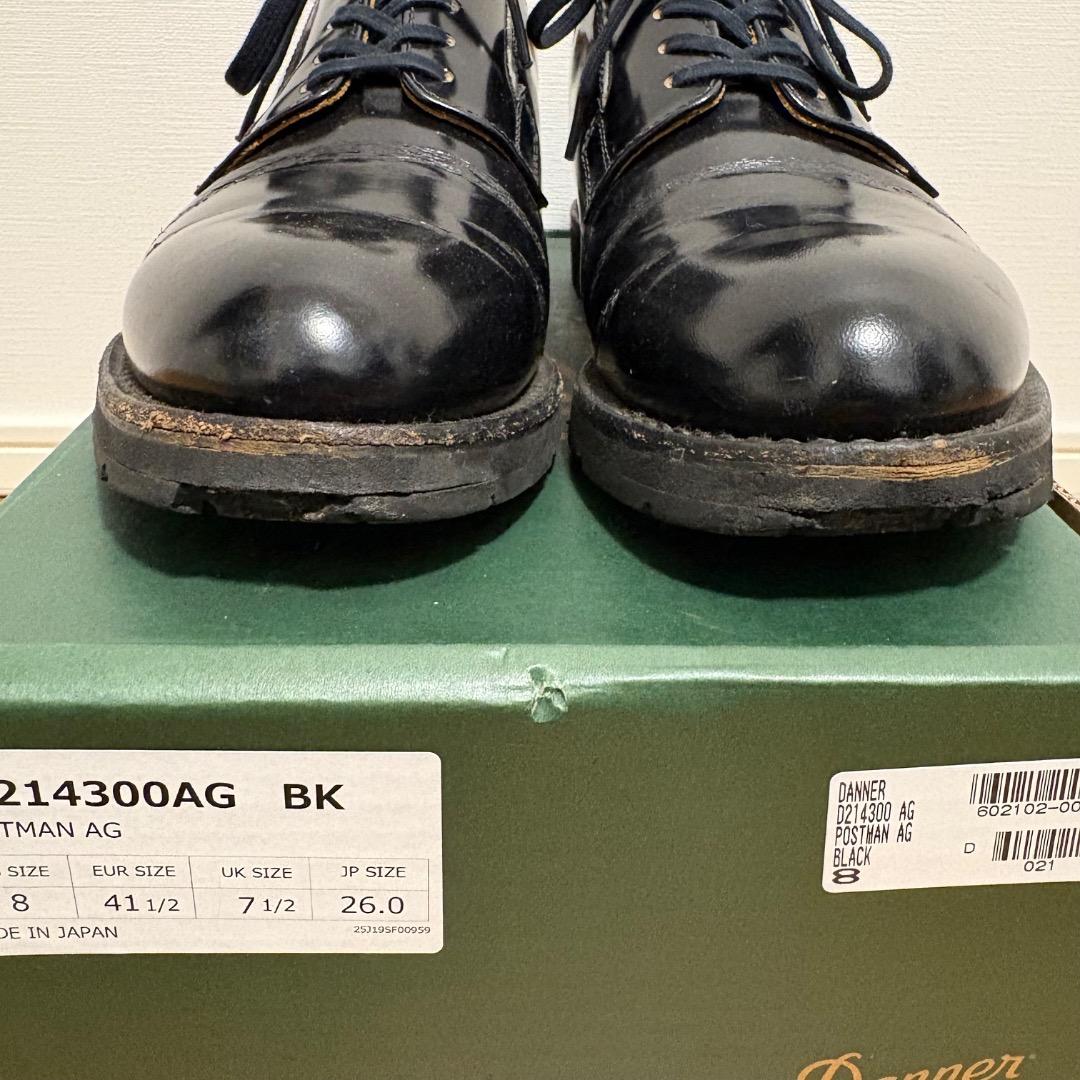 冬仕様 ダナー D214300 AG ポストマン ブーツ 黒 26.0 - メルカリ