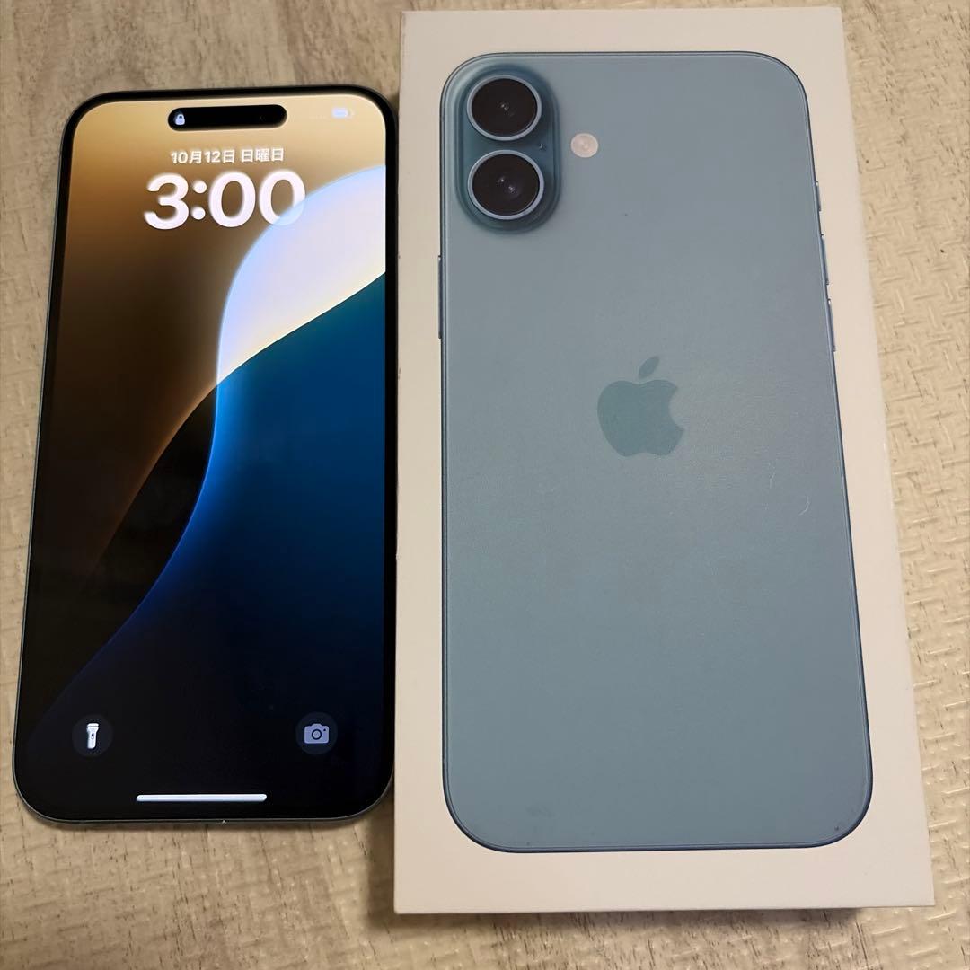 iPhone16plus 256GB Apple ティール SIMフリー 箱付き | 激安通販の