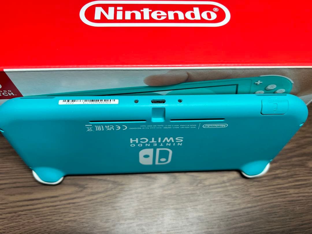 Nintendo Switch Lite ターコイズ 本体のみ 箱・オマケ付き - メルカリ