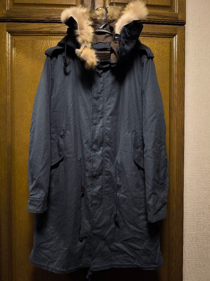 ATTACHMENT M-51　コットンオックスモッズコート　ネイビー　サイズ2 ATTACHMENT C/Nオックス M-51 モッズコート AC62-205 「Area」