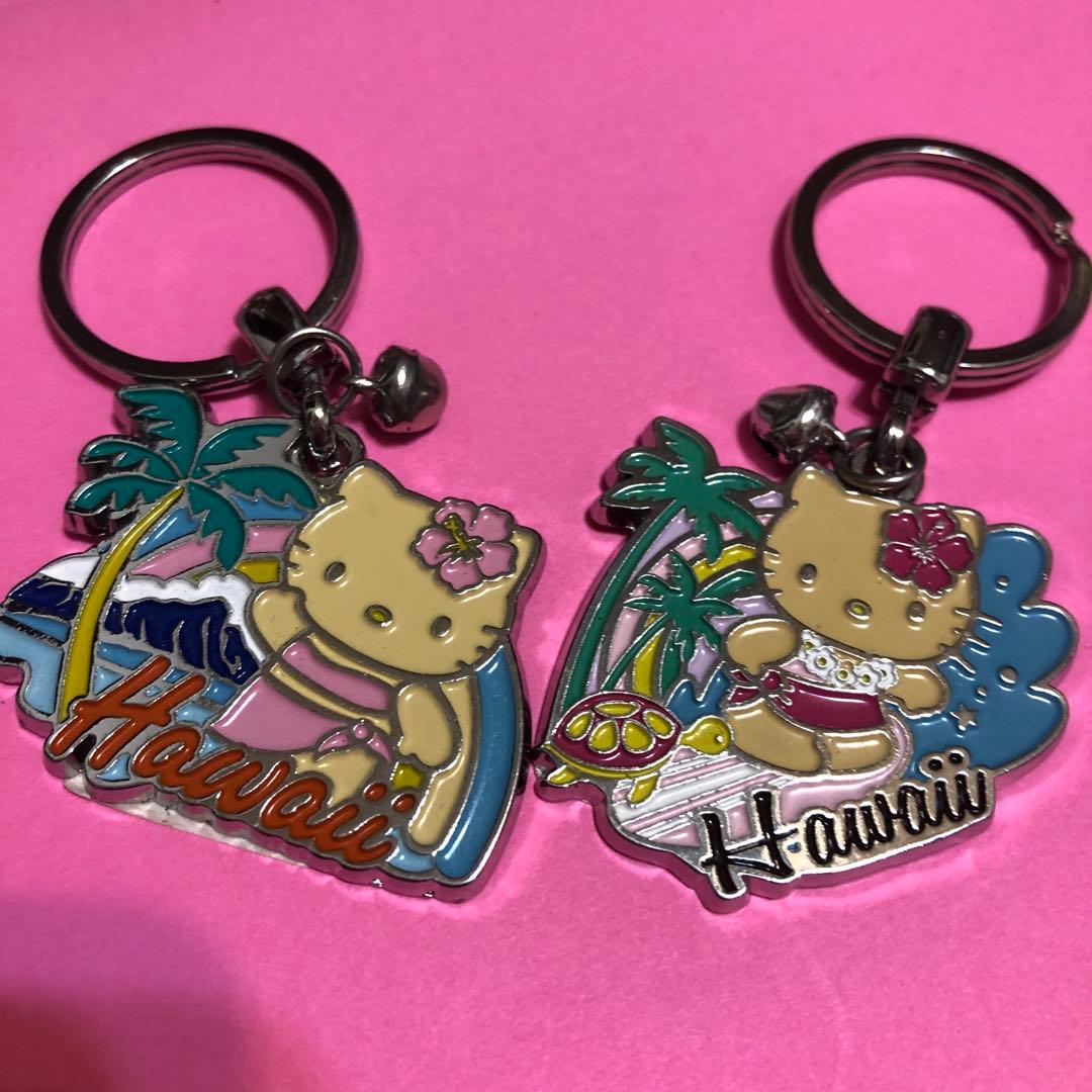 ハローキティ HAWAII ハワイキーホルダー キーリング - メルカリ
