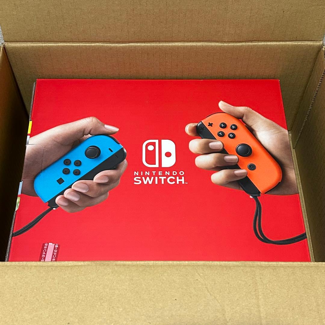 Switch 本体 Joy-Con(L) ネオンブルー/(R) ネオンレッド Amazon.com: Nintendo Joy-Con (L) neon red / (R) neon Blue : Video