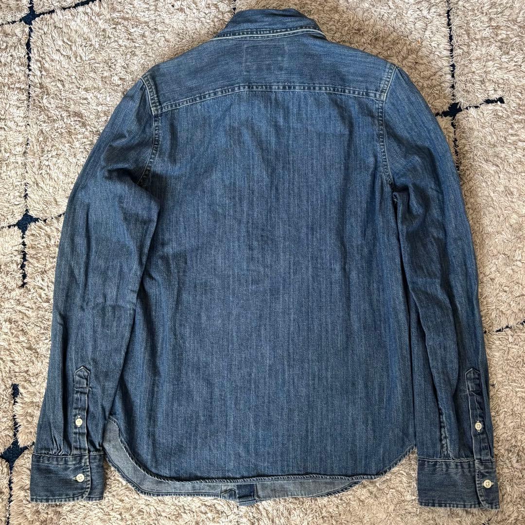 極美品✨】ポロラルフローレン シャツ ボウタイ ポニー刺繍 インディゴ 8