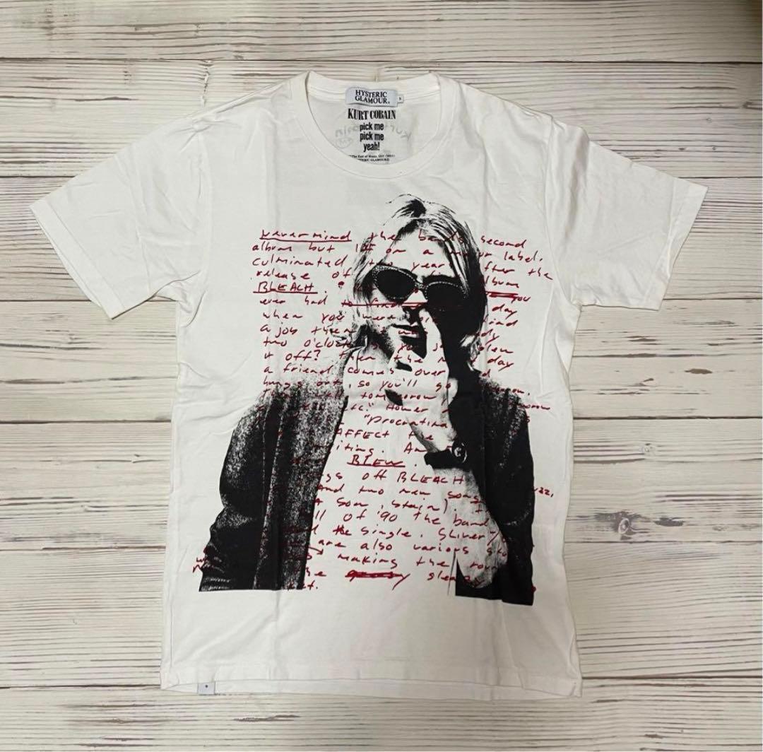 ヒステリックグラマー カートコバーン Tシャツ Sサイズ 白 - メルカリ