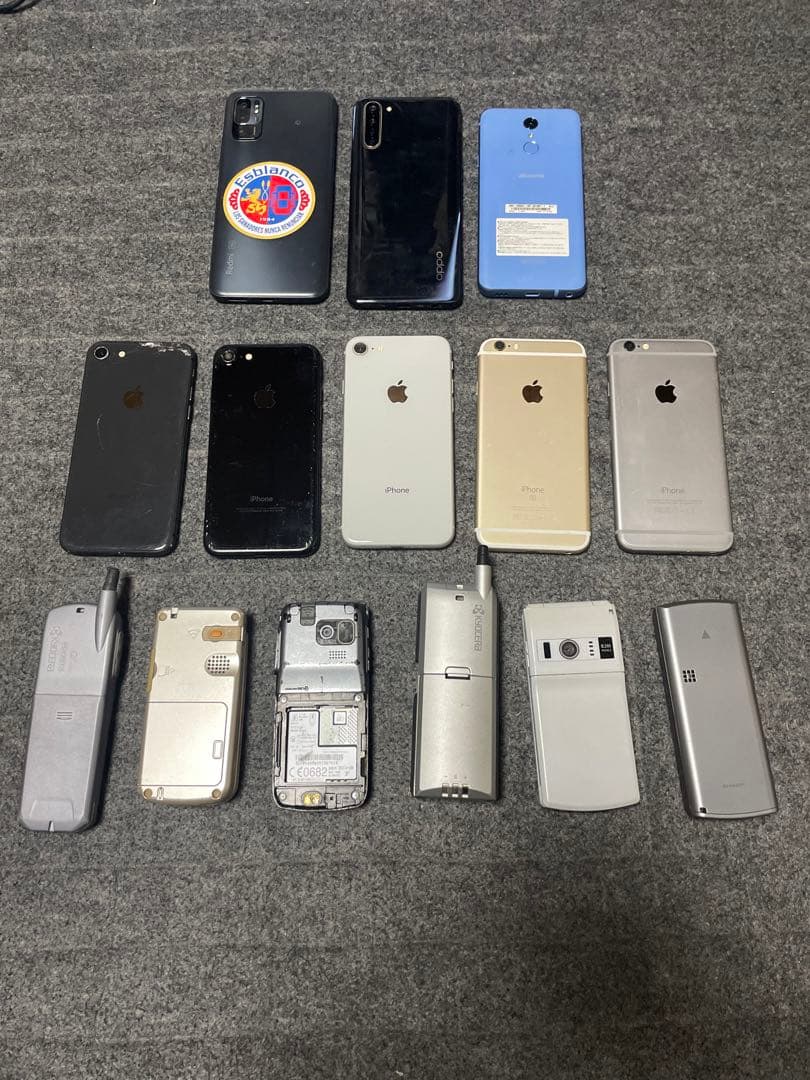 スマホ ジャンク 14台 まとめ売り Android スマートフォン 動作未確認