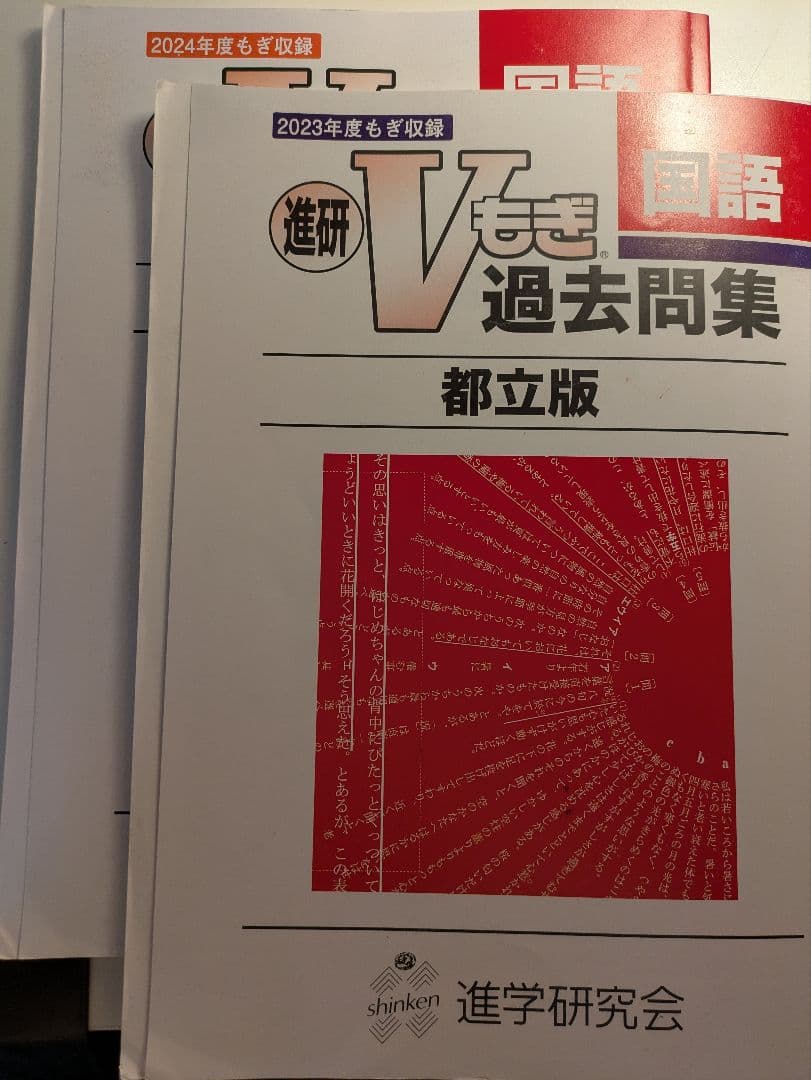進研Vもぎ過去問題集 国語 都立版 2023 2024 - メルカリ