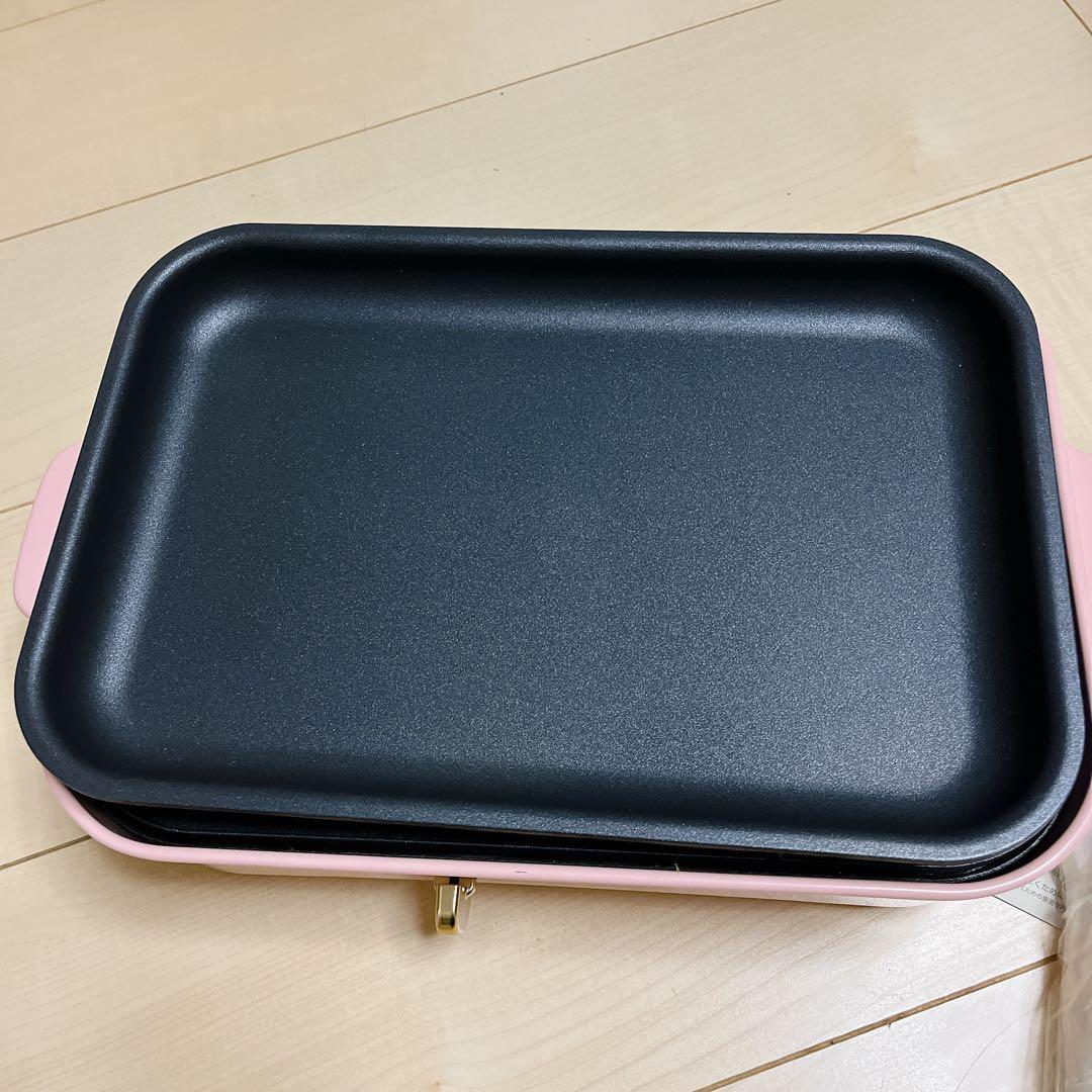ブルーノ コンパクトホットプレート ピンク 新品未使用 たこ焼き器