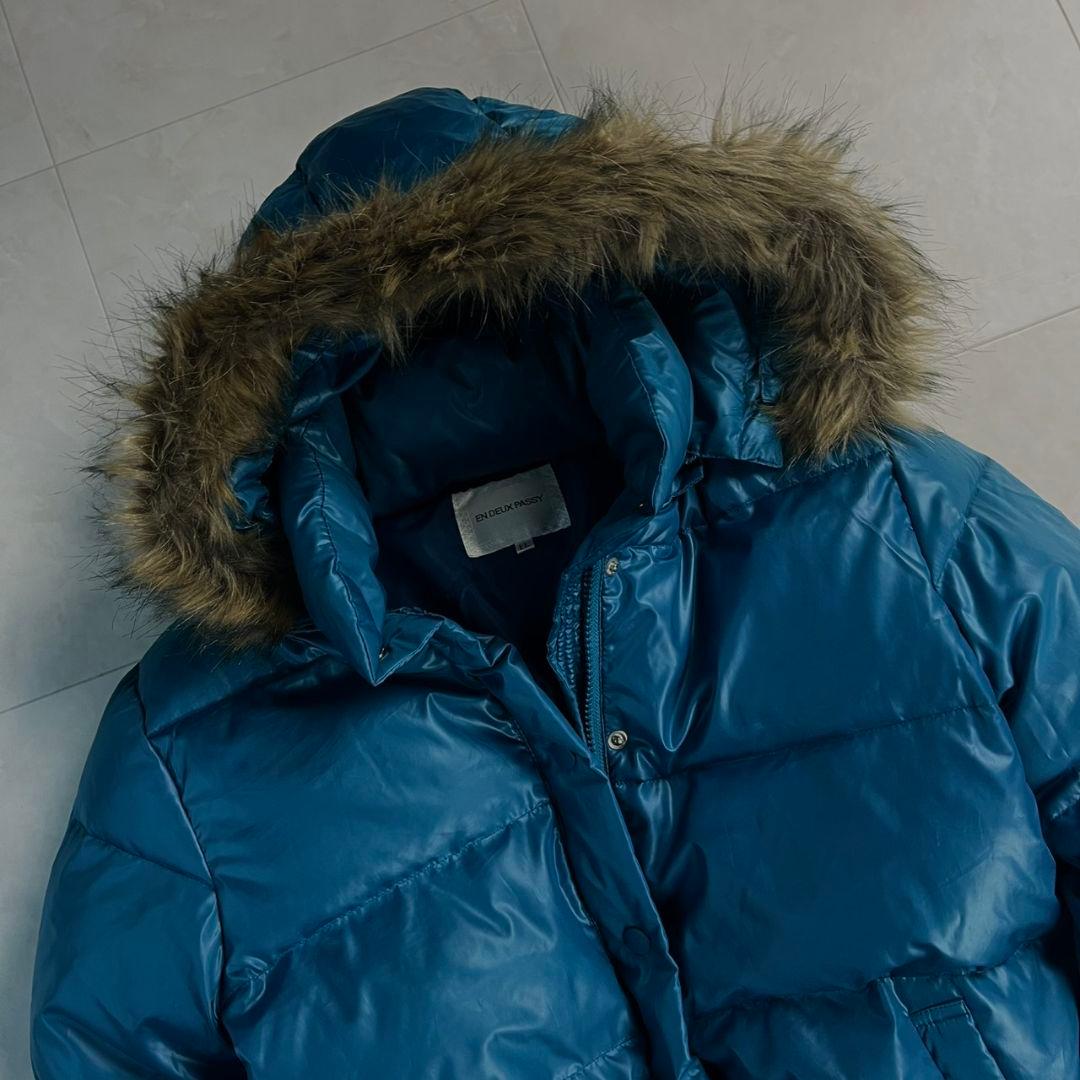 Y2K 00s アーカイブ 光沢短丈ファーダウン 平成ギャルお兄系 - メルカリ