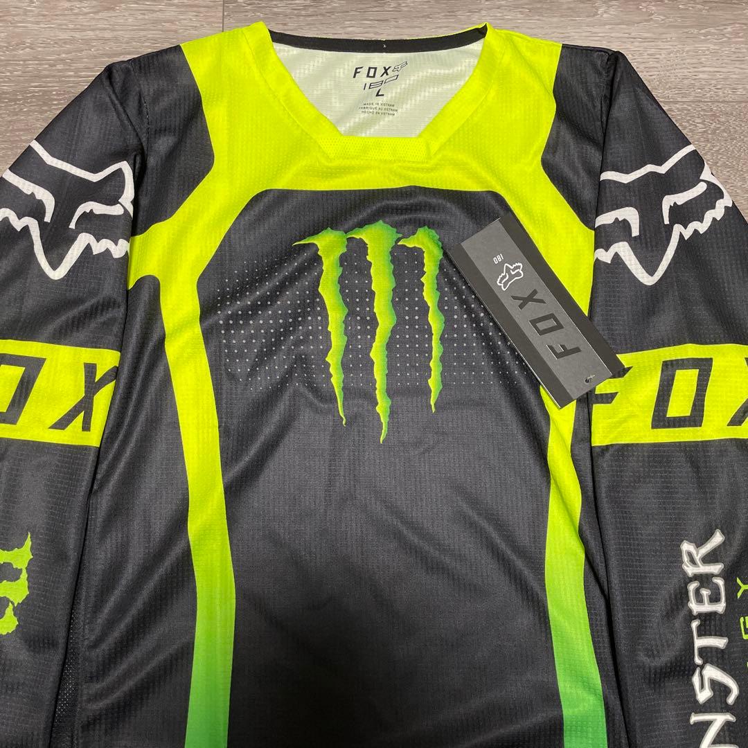 デッドストック FOX MONSTER ENERGY モトクロス Jersey New FOX MONSTER ENERGY Motocross Jersey, Size L | eBay