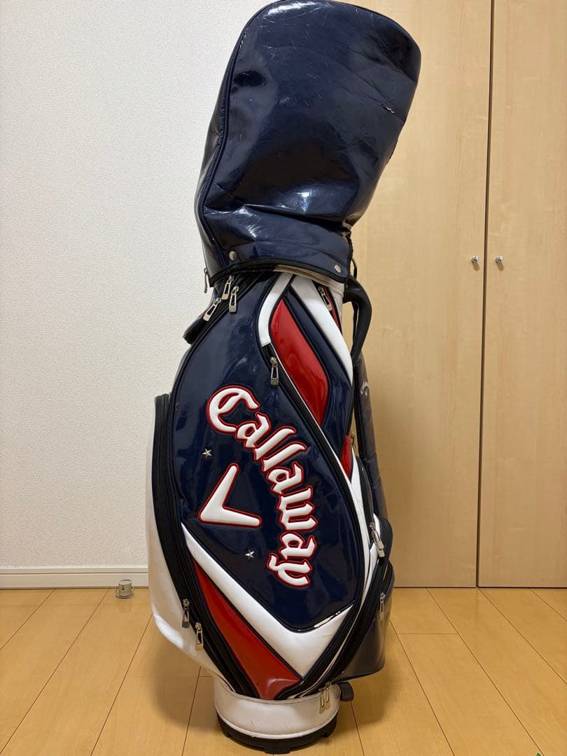 即購入可 Callaway キャディバッグ ネイビー Callaway（キャロウェイ） ゴルフ レディース スタンド キャディバッグ