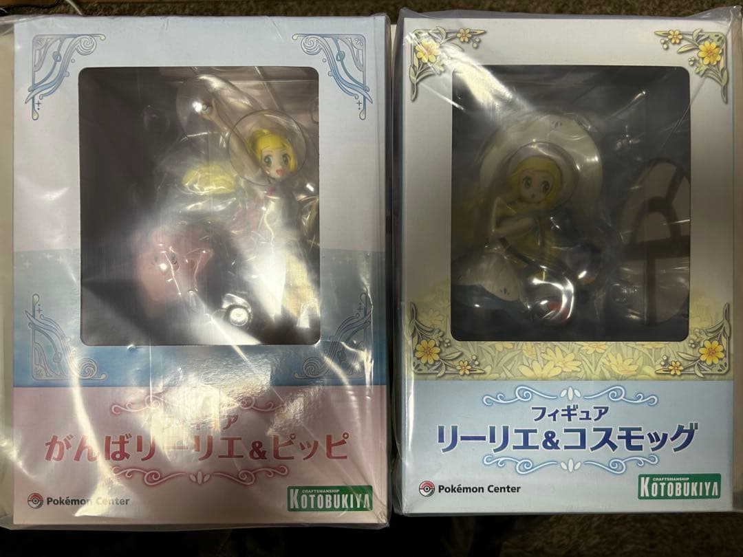 ポケモン フィギュア リーリエ&コスモッグ がんばリーリエ&ピッピ　セット ポケモン』「リーリエ＆コスモッグ」「がんばリーリエ＆ピッピ