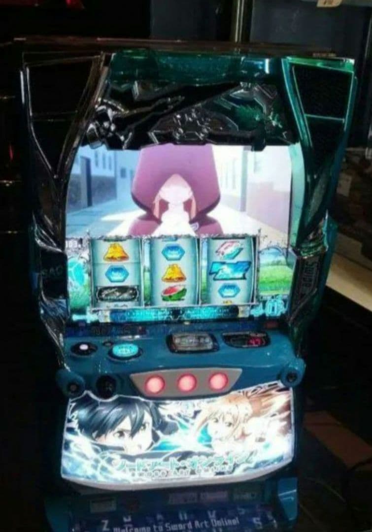 パチスロ実機 ソードアート・オンライン スマスロオートユニット付