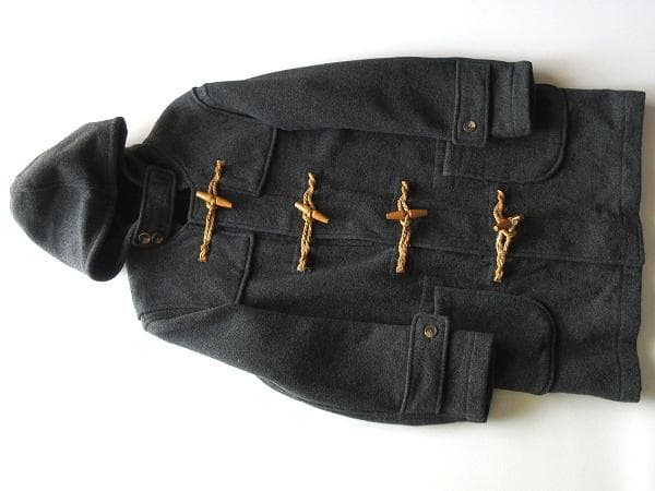 希少 USA製 ビンテージ ラルフローレン ウールメルトン ダッフルコート