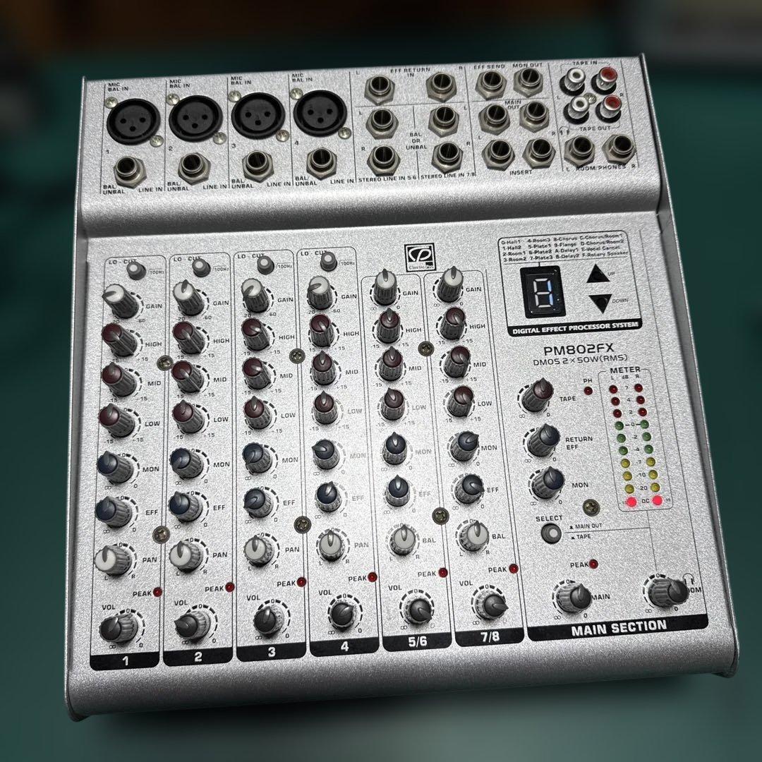 PM802FX パワードミキサー パワードミキサー PM802FX｜山王スペース＆レンタル