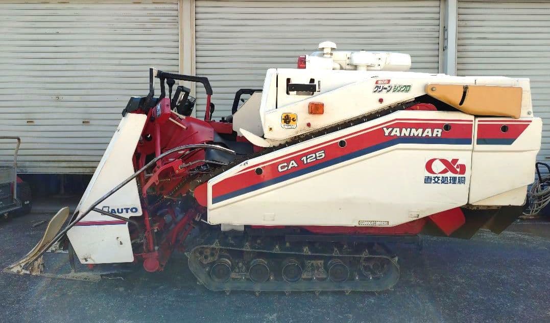 ヤンマー2条刈り袋どりコンバインCA125M2025年可動品現状渡し直接引取