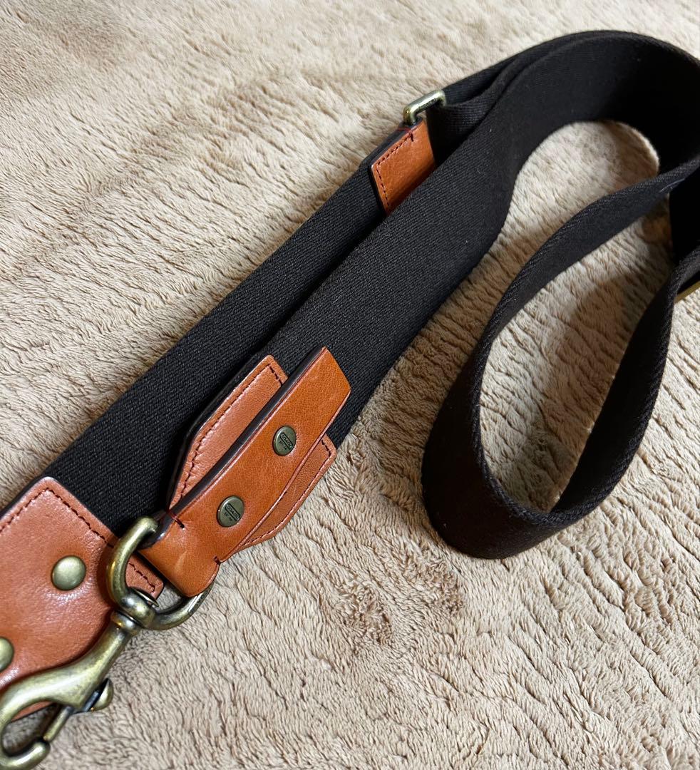 COACH レザーバッグ用 ショルダーストラップ キャンバス ゴールド金具 新品