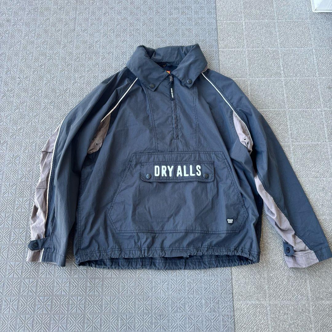 HUMAN MADE Half-Zip NYLON Anora Black - メルカリ